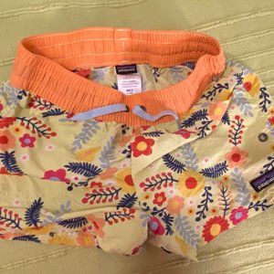 Patagonia Girls L(12) Floral Shorts
